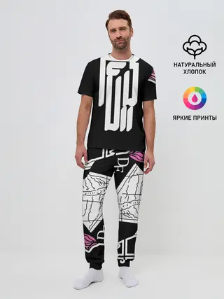 Мужская пижама с брюками / DEMON HELLTREST