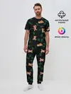 Мужская пижама с брюками / Милый тигр