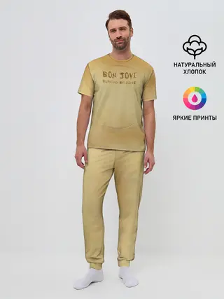 Мужская пижама с брюками / Burning Bridges - Bon Jovi