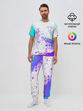 Мужская пижама с брюками / Ъуъ съука.