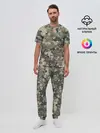 Мужская пижама с брюками / Эмодзи камуфляж