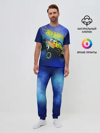 Мужская пижама с брюками / Hot Wheels. Хот Вилс