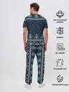 Мужская пижама с брюками / Зимняя ночь