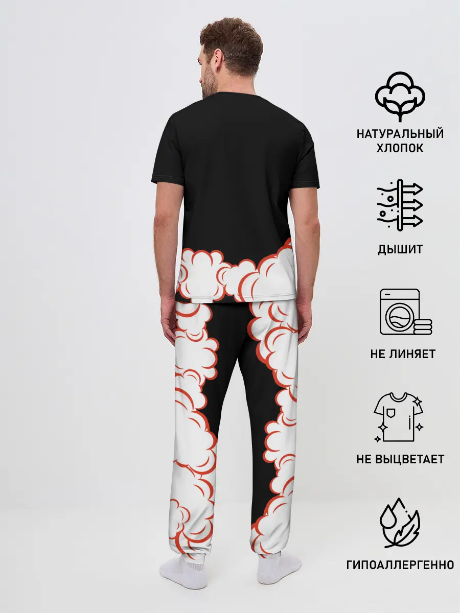 Мужская пижама с брюками / Рёмен Сукуна Магическая битва