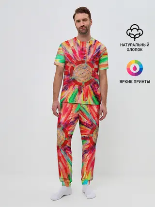 Мужская пижама с брюками / Освобождение от 3D