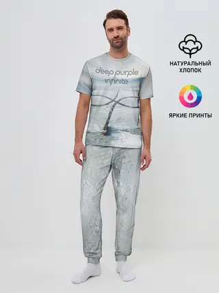 Мужская пижама с брюками / Infinite - Deep Purple