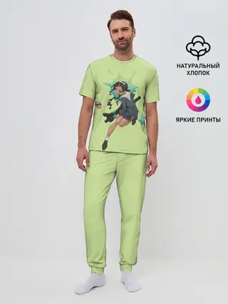 Мужская пижама с брюками / Aonuma Neiru