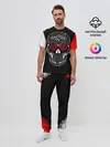 Мужская пижама с брюками / Red White Skull - Череп