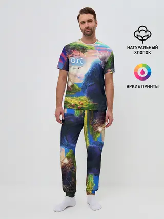 Мужская пижама с брюками / Ори и Блуждающие огоньки | Ori