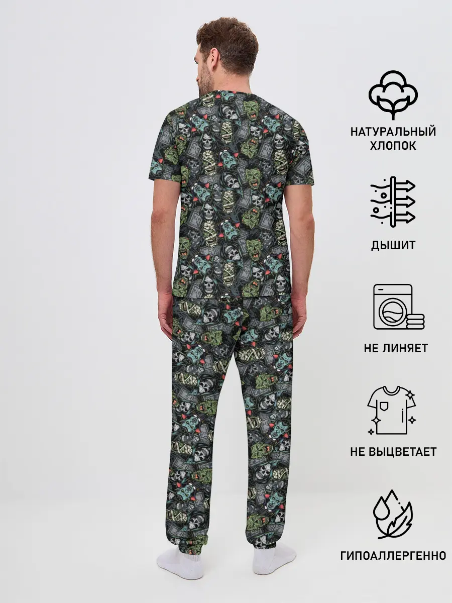 Мужская пижама с брюками / Мертвецы