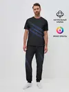 Мужская пижама с брюками / СТАЛЬНАЯ СЕТКА НЕОН | STEEL MESH NEON