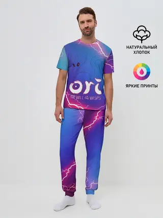 Мужская пижама с брюками / Ori | 18+