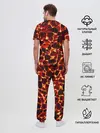 Мужская пижама с брюками / КАМНИ В МАГМЕ | ROCKS IN MAGMA