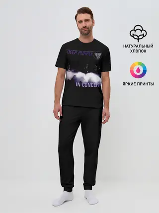 Мужская пижама с брюками / Live at Long Beach 1976 - Deep Purple