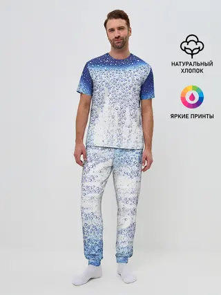 Мужская пижама с брюками / После дождя