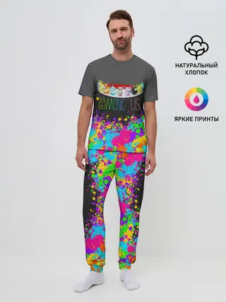 Мужская пижама с брюками / Among Us | Pokemon | Покемон