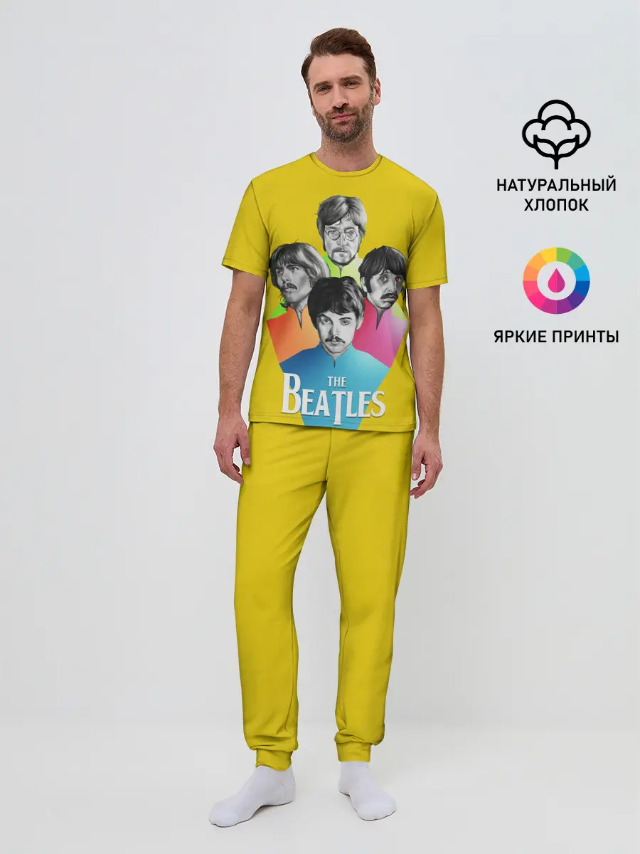 Мужская пижама с брюками / Банда Битлов
