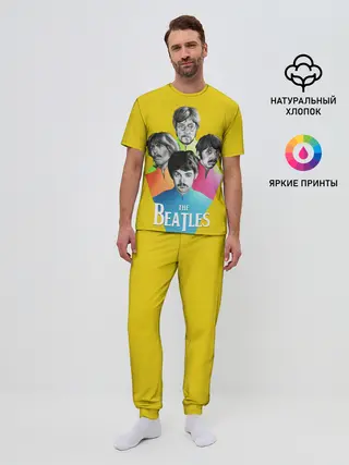 Мужская пижама с брюками / Банда Битлов