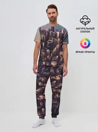 Мужская пижама с брюками / Sonic Highways - Foo Fighters