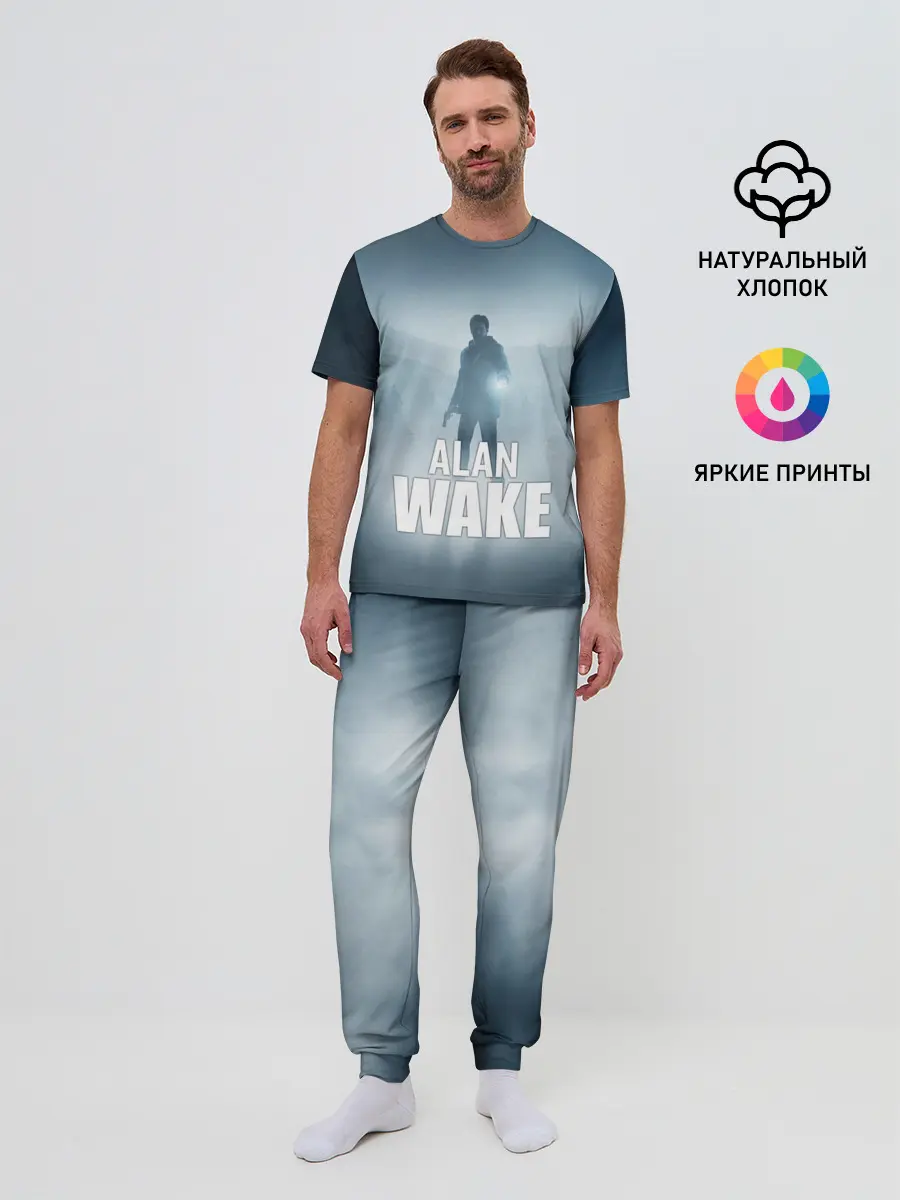 Мужская пижама с брюками / Alan Wake Video Game Art