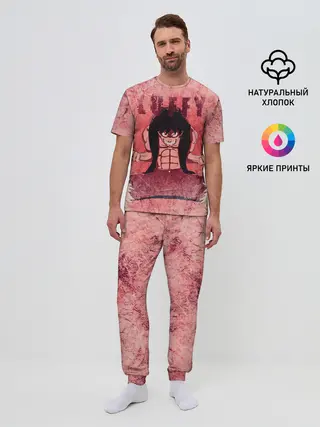 Мужская пижама с брюками / Свирепый Луффи