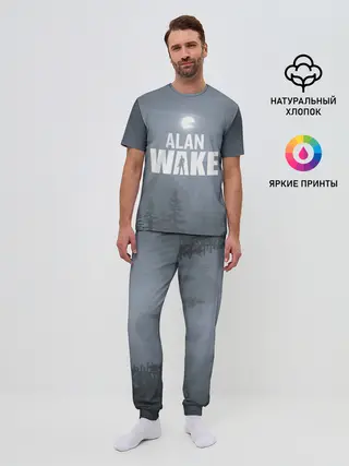 Мужская пижама с брюками / Алан Уэйк: Полнолуние