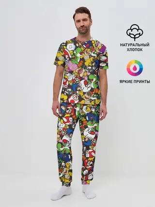 Мужская пижама с брюками / Mrio ALLSTARS