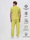Мужская пижама с брюками / Pineapple Pattern