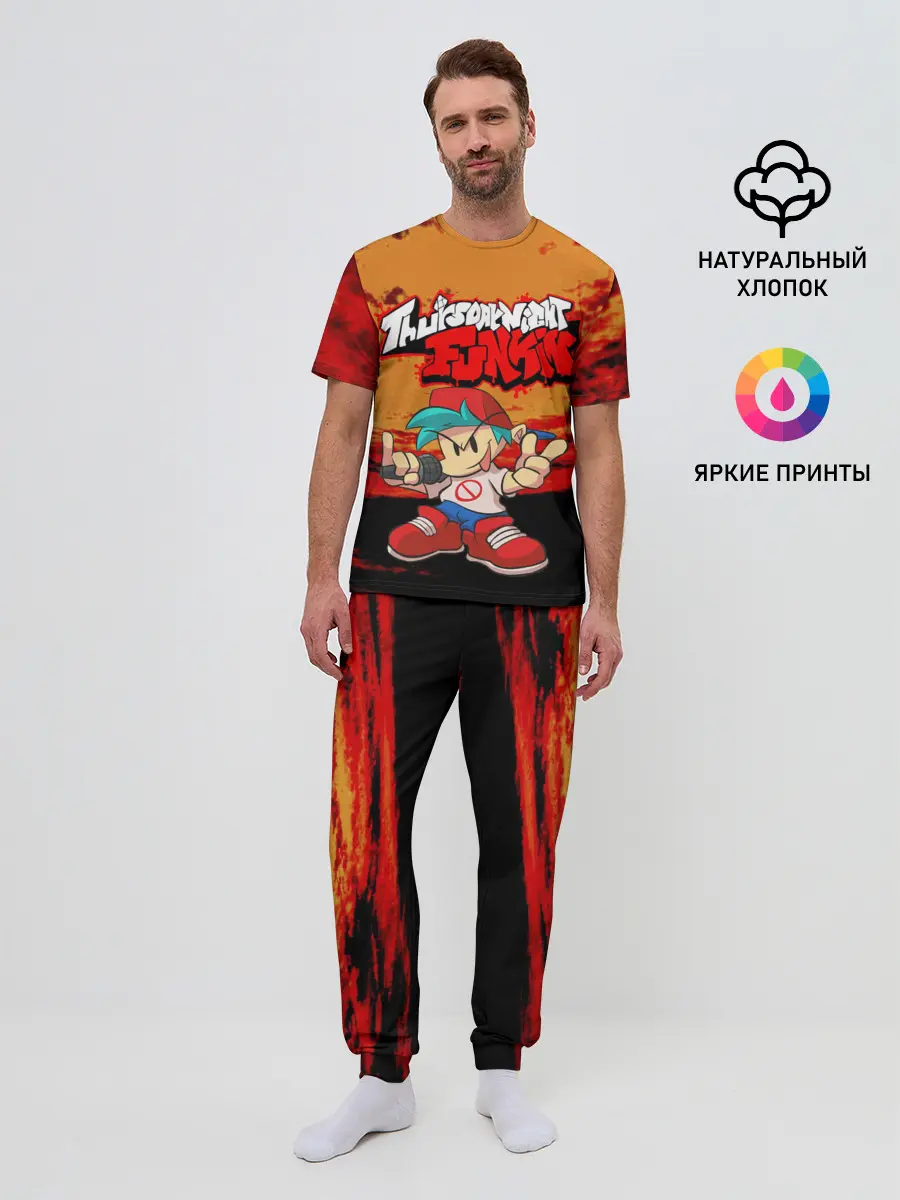 Мужская пижама с брюками / Friday Night Funkin.