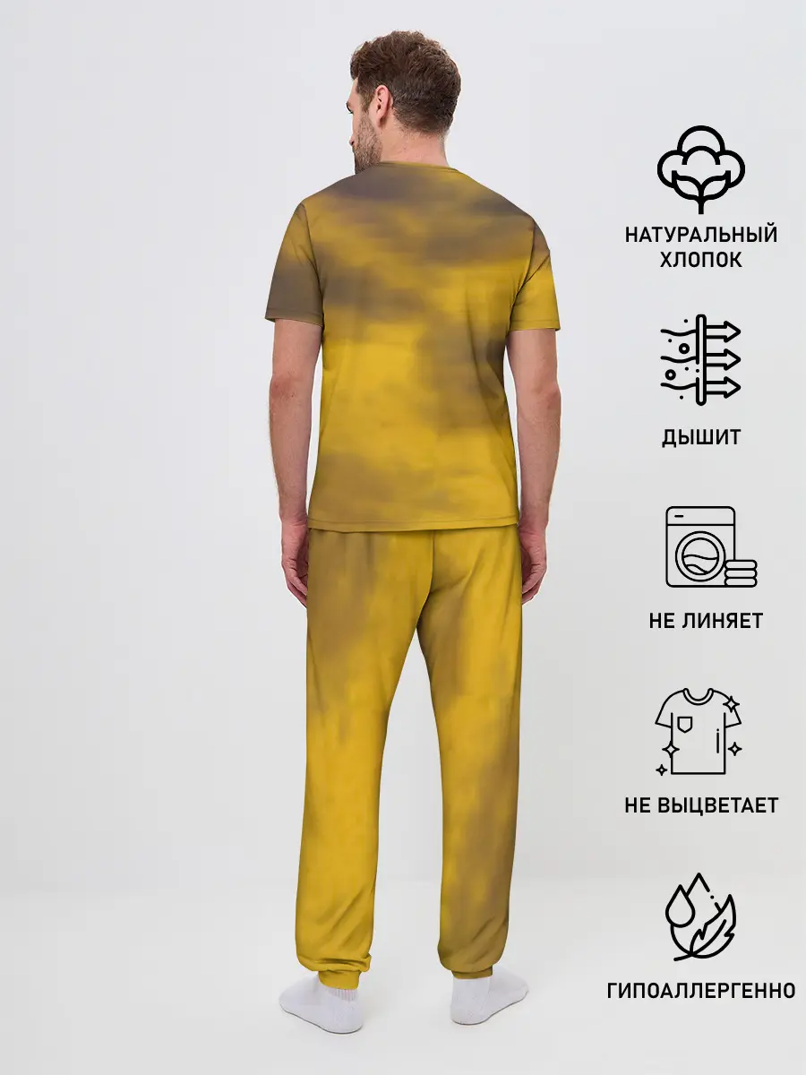 Мужская пижама с брюками / Black-Ash Inheritance - In Flames