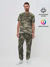 Мужская пижама с брюками / Именной камуфляж Макс