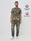 Мужская пижама с брюками / Именной камуфляж Колян