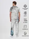 Мужская пижама с брюками / Игра в кальмара Неон
