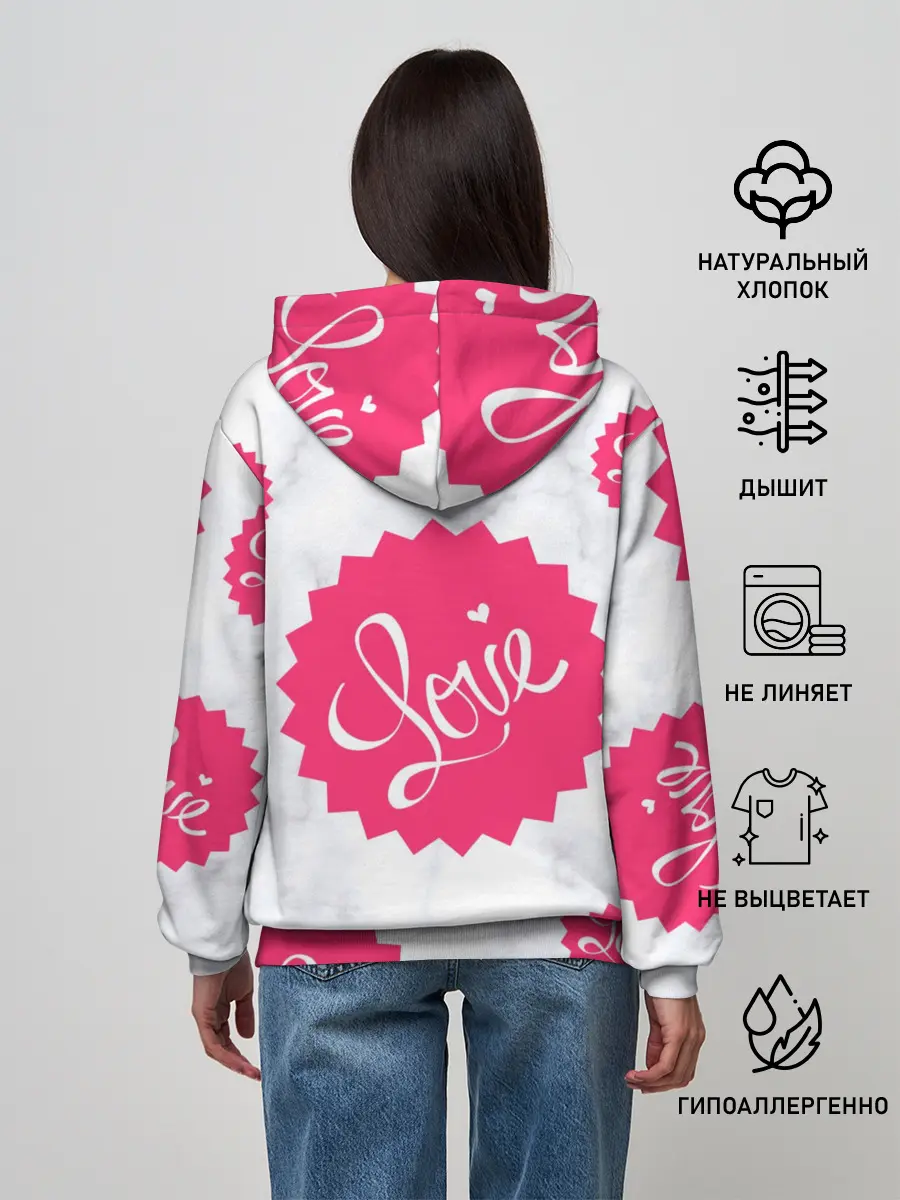 Женское худи / Feel Love
