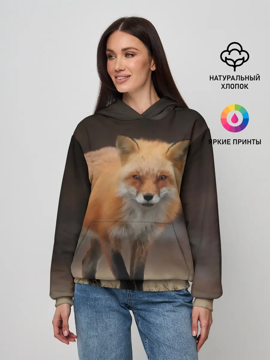Женское худи / Хитрая лисица