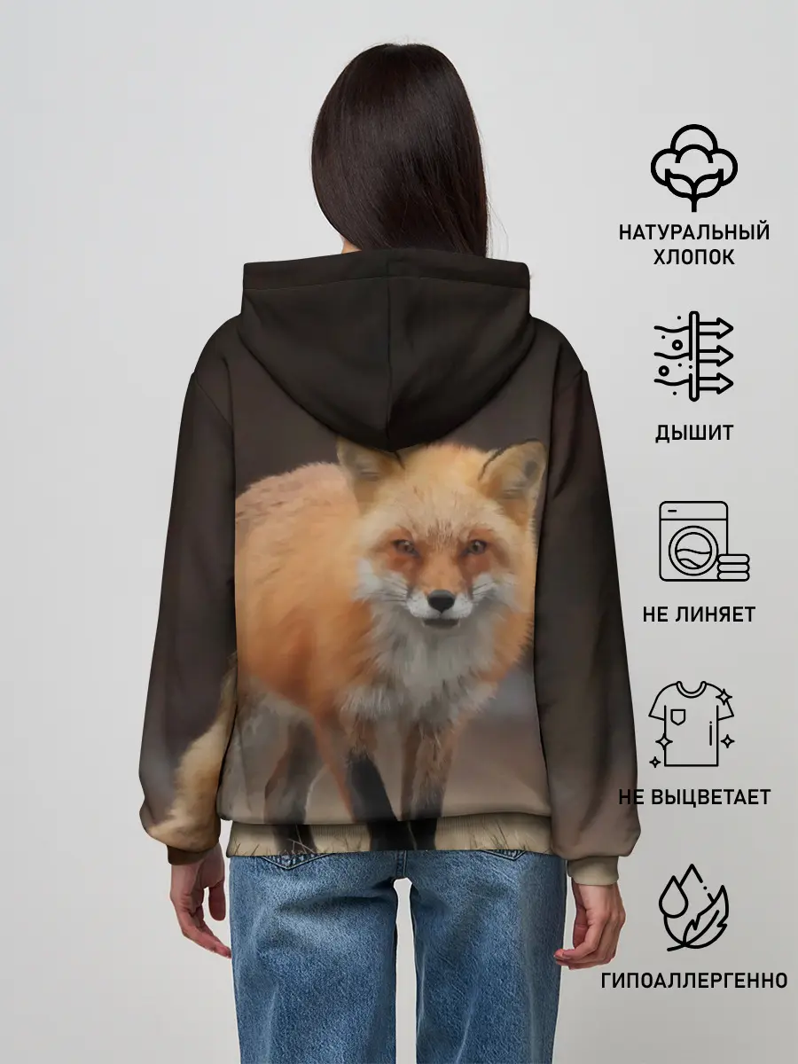Женское худи / Хитрая лисица