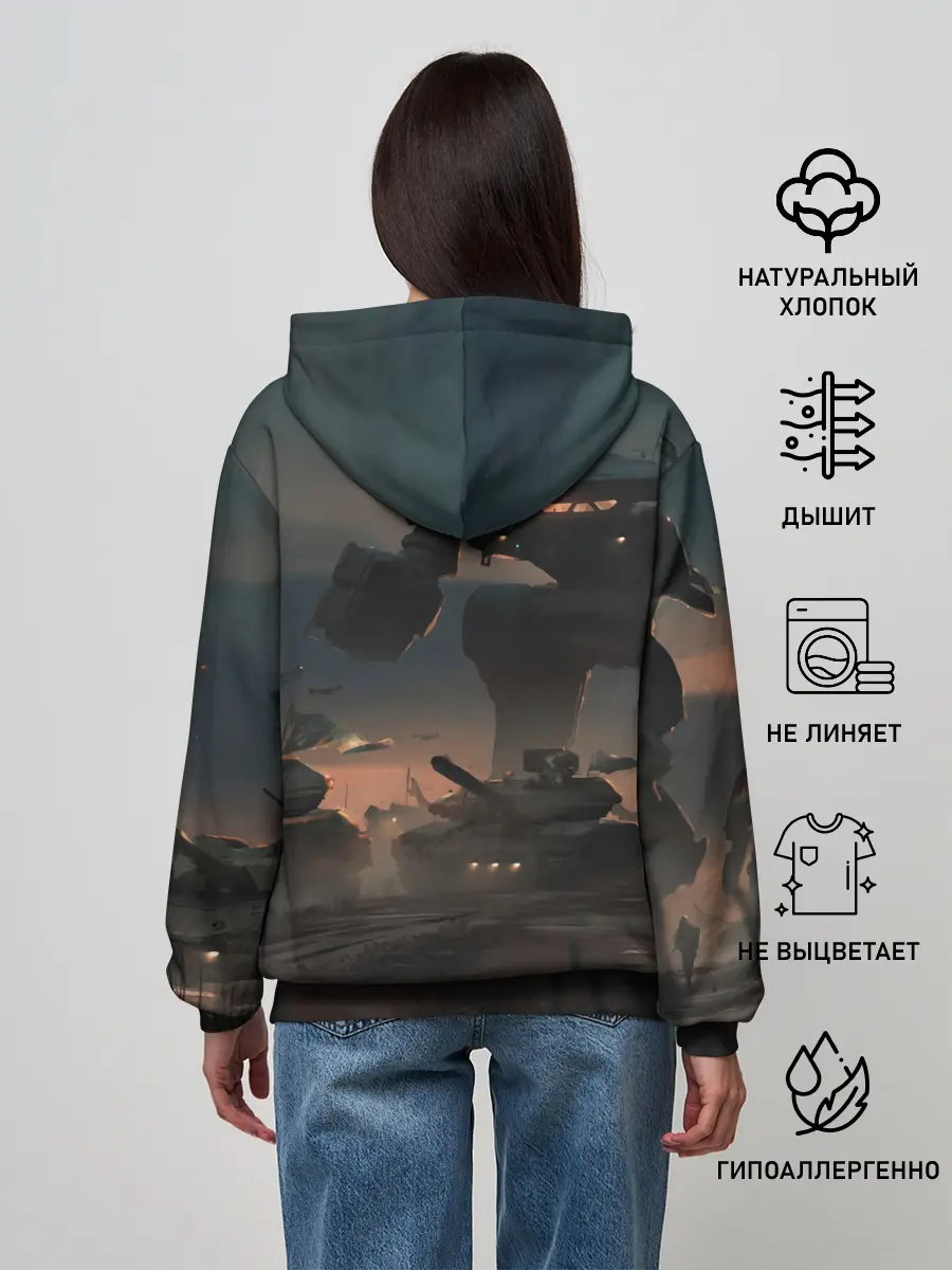 Женское худи / Боевоймех