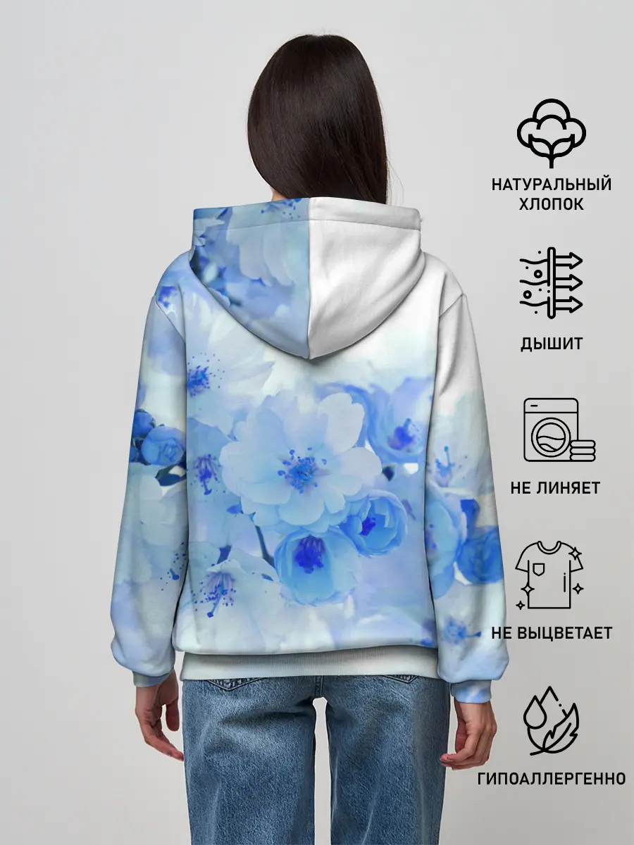 Женское худи / Цветущая Сакура