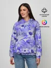 Женское худи / Синие Цветы
