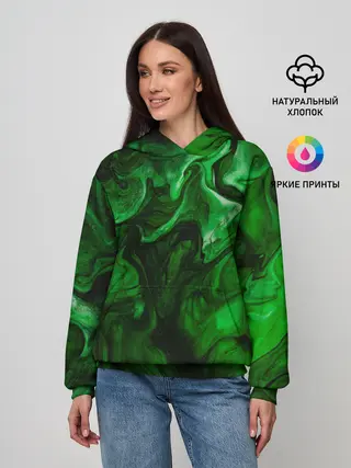 Женское худи / Кислотные разводы