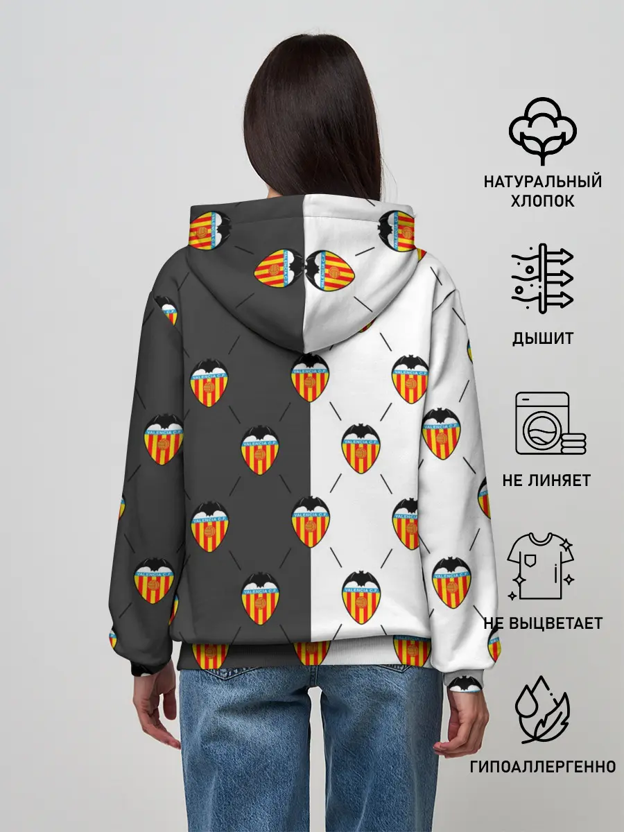 Женское худи / FC VALENCIA / ФК ВАЛЕНСИЯ