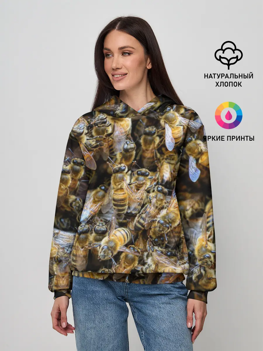 Женское худи / Пчёлы