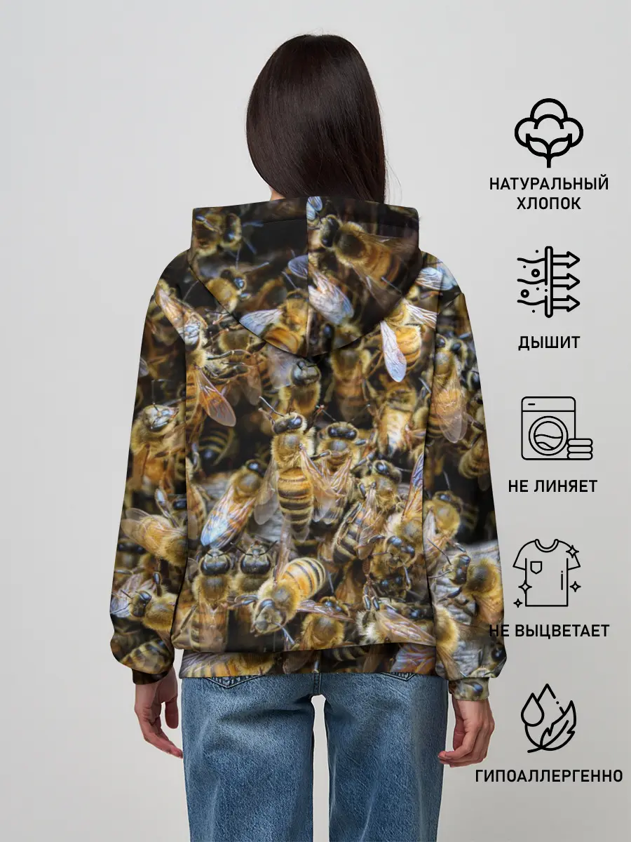 Женское худи / Пчёлы
