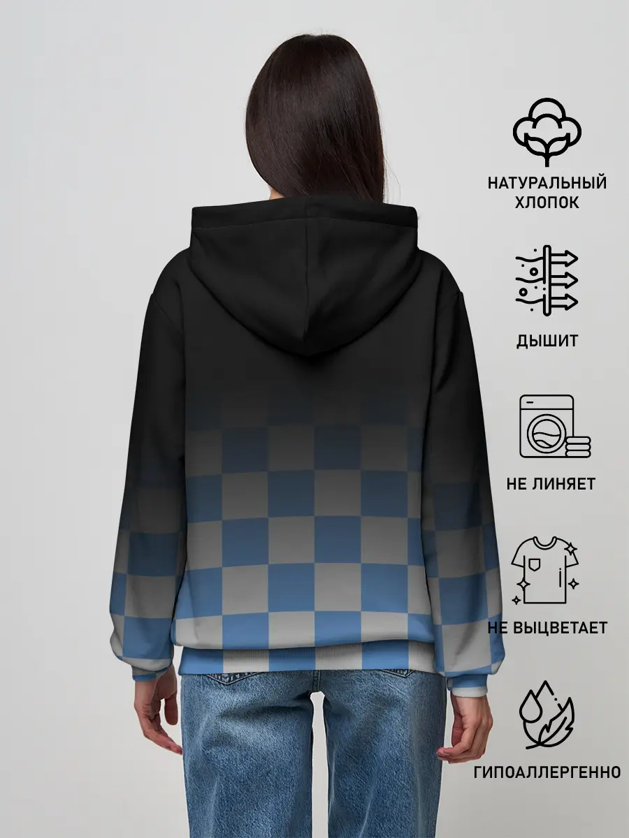 Женское худи / МАНЧЕСТЕР СИТИ / МАНЧЕСТЕР