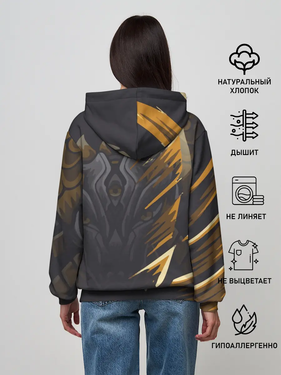 Женское худи / Монстр