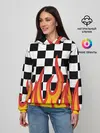 Женское худи / ОГОНЬ / УЗОР / PATTERN