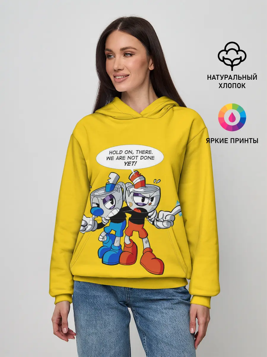 Женское худи / Побитые кружки