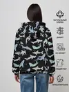 Женское худи / Акулы разные