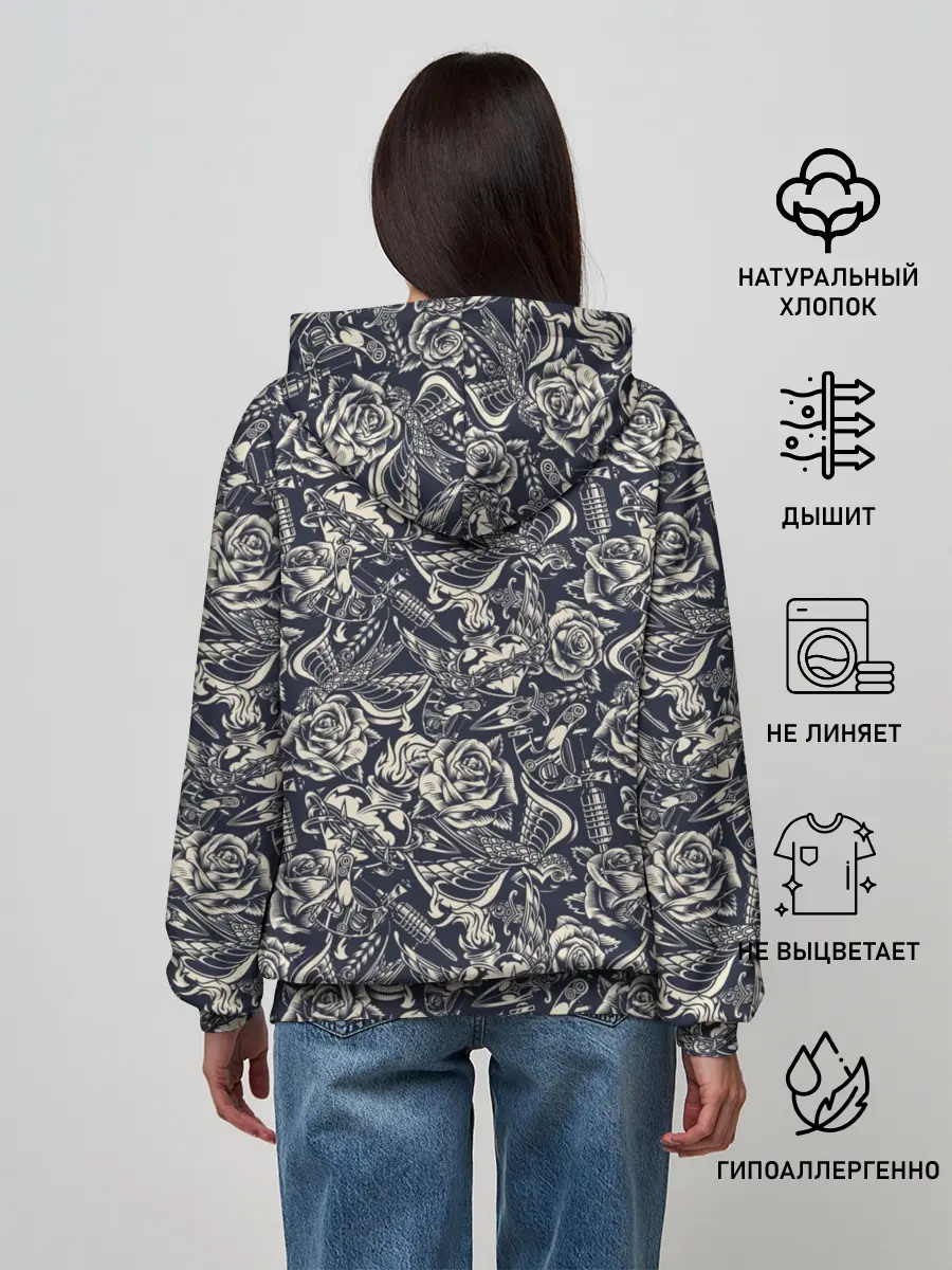 Женское худи / Тату мастер