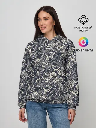 Женское худи / Тату мастер